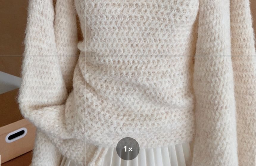 Two-Piece Set: Spaghetti Strap Knit Cami & Cardigan