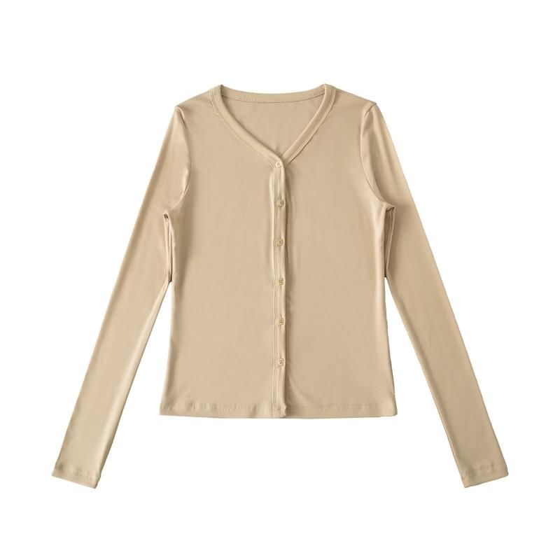Classic V-Neck Knit Cardigan