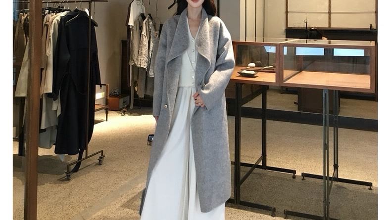 V-Neck Mock Two Piece Cardigan