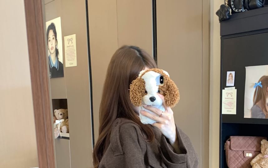 Plain Buckled Wool Jacket