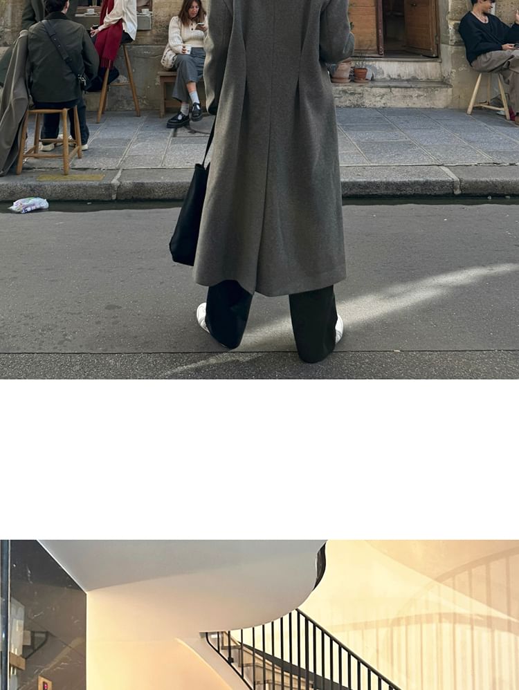 Wool Lapel Coat