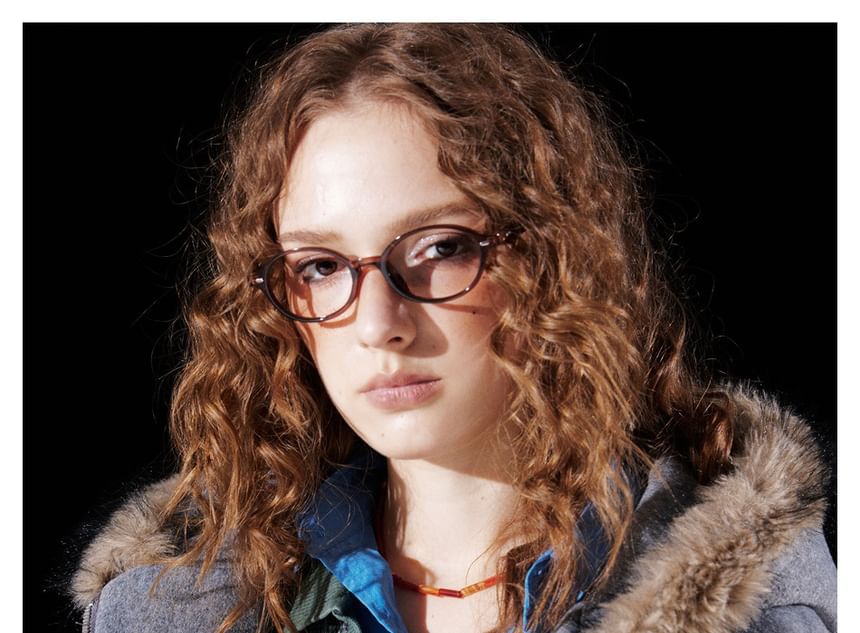 Faux Fur-Trim Hooded Wool Jacket