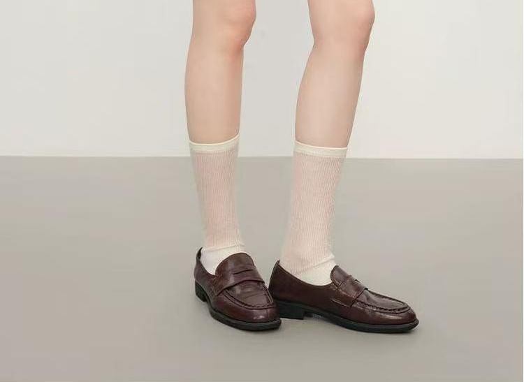 Plaid Mini A-Line Skirt with High Waist