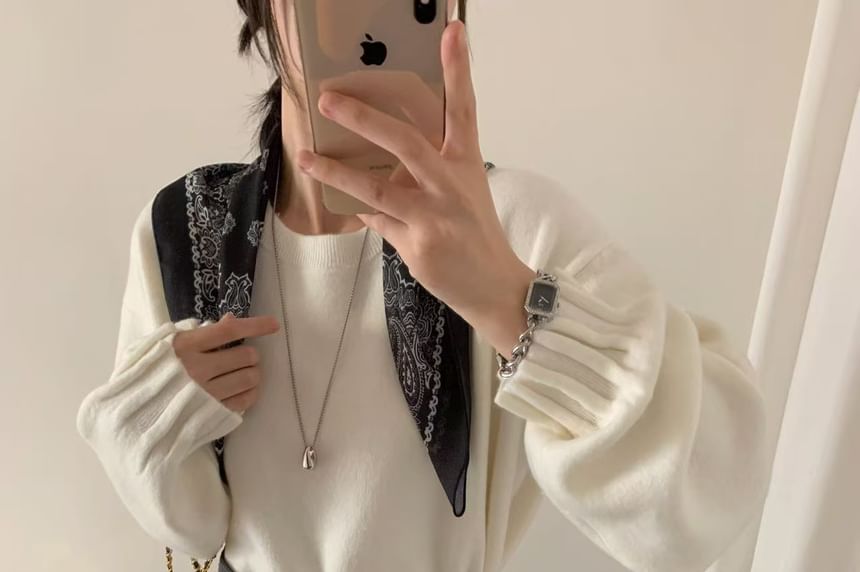 Oversized Crew Neck Pullover Sweater