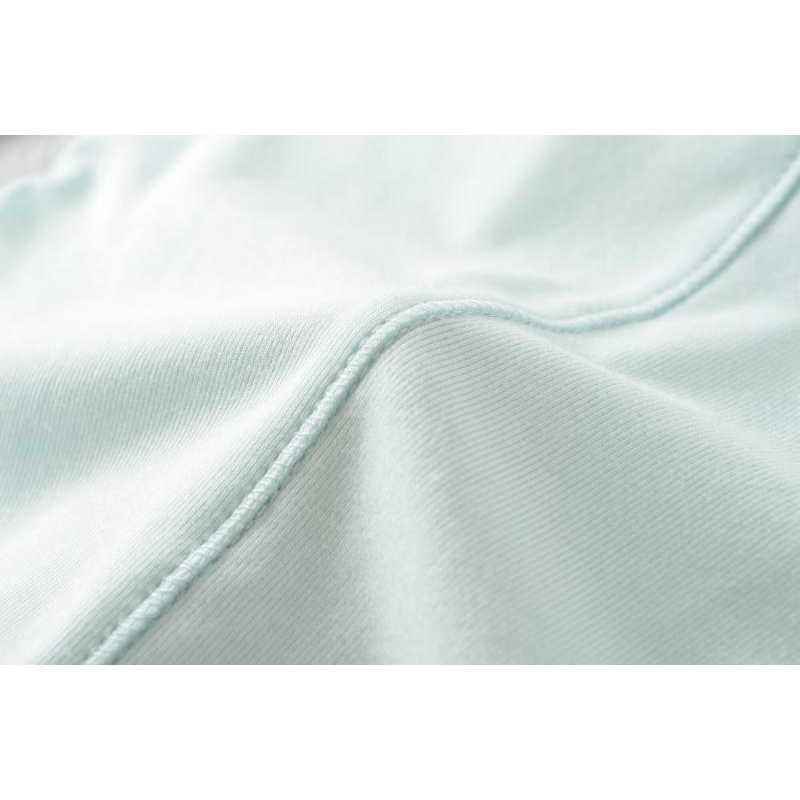 Long Sleeve Halter Illusion Layered Ruched Top