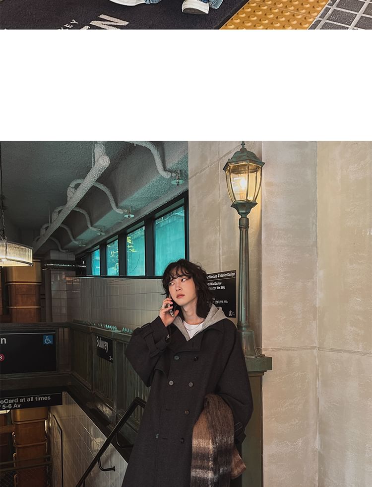 Double-Breasted Wool Coat