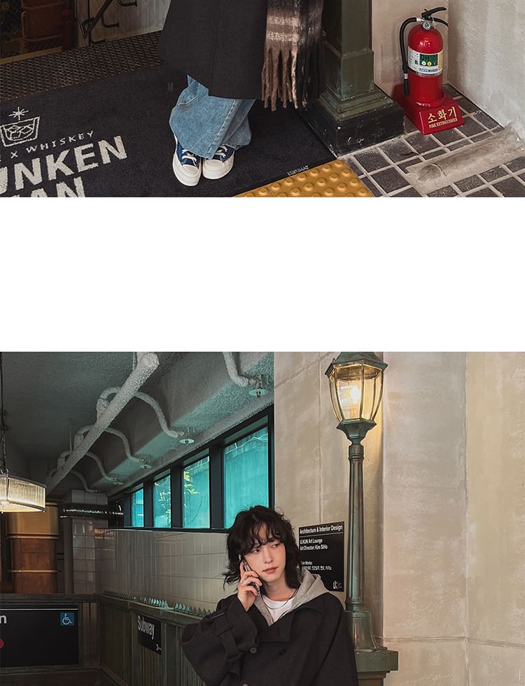 Double-Breasted Wool Coat