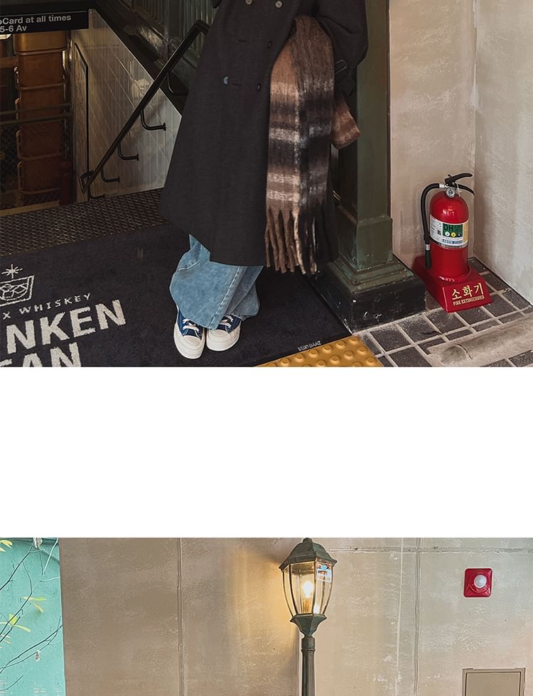 Double-Breasted Wool Coat