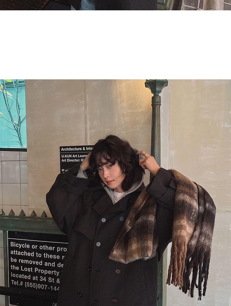 Double-Breasted Wool Coat