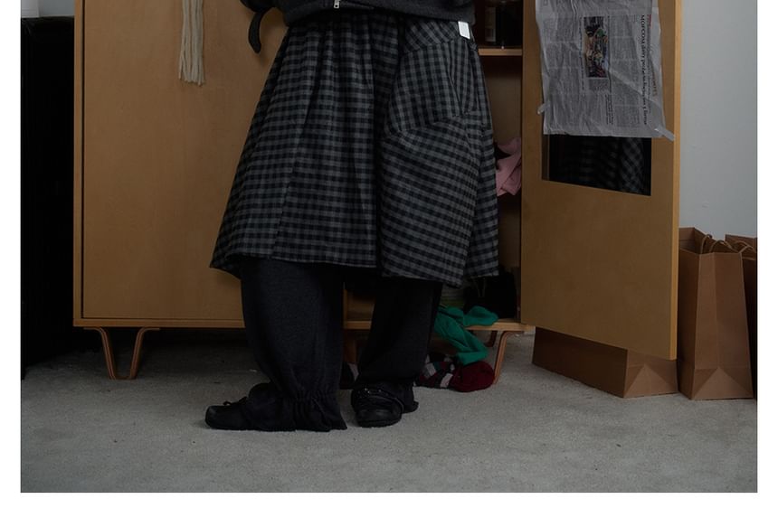 Stand-Collar Wool Coat