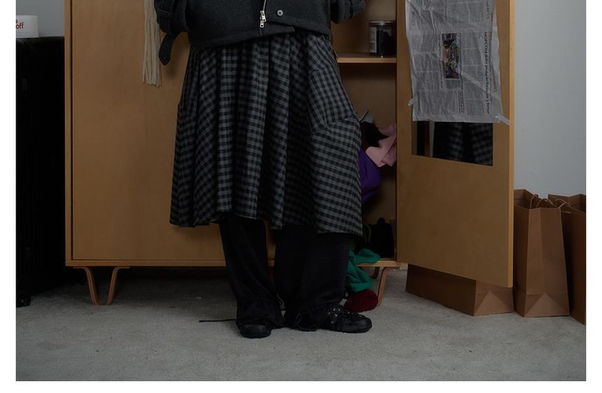 Stand-Collar Wool Coat