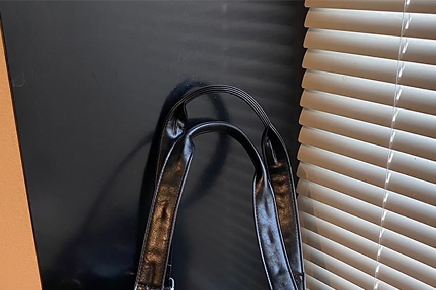 Faux Leather Crossbody Shoulder Bag