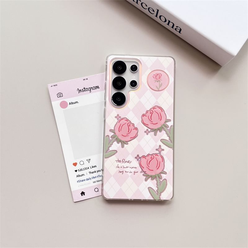 Floral Print Phone Case / Strap / Set