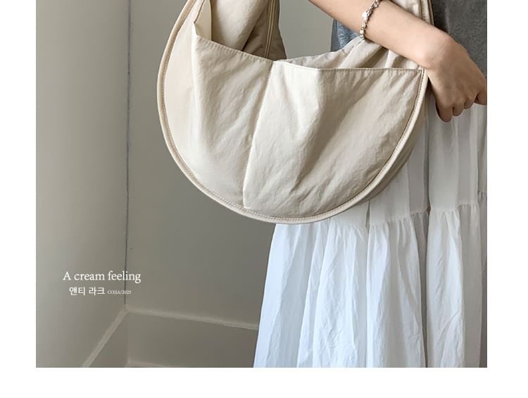 Plain Nylon Crossbody Shoulder Bag