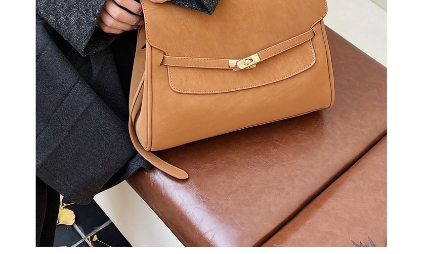 Buckle Flap Shoulder Bag
