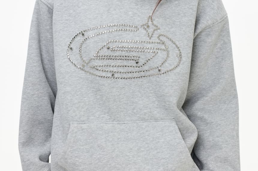 Unisex Studded Oversized Hoodie