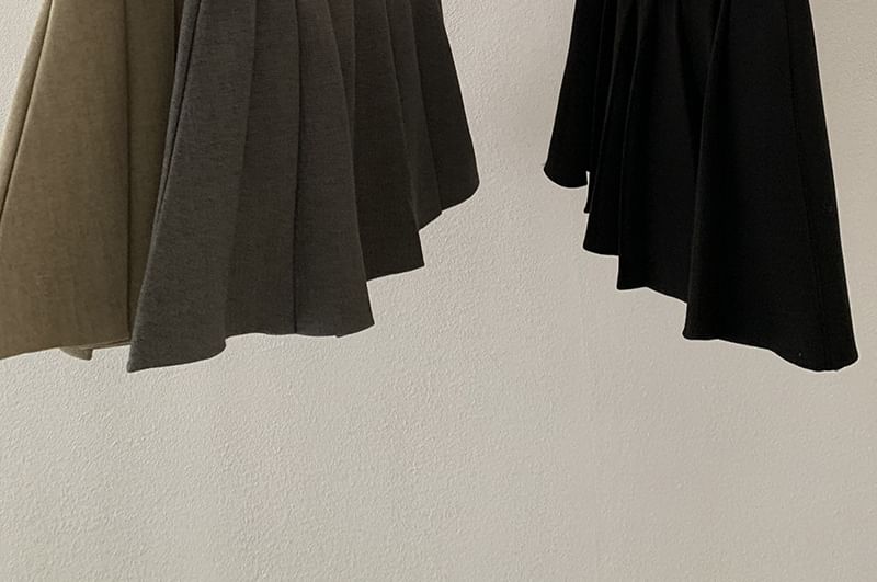 Pleated Mini Skirt