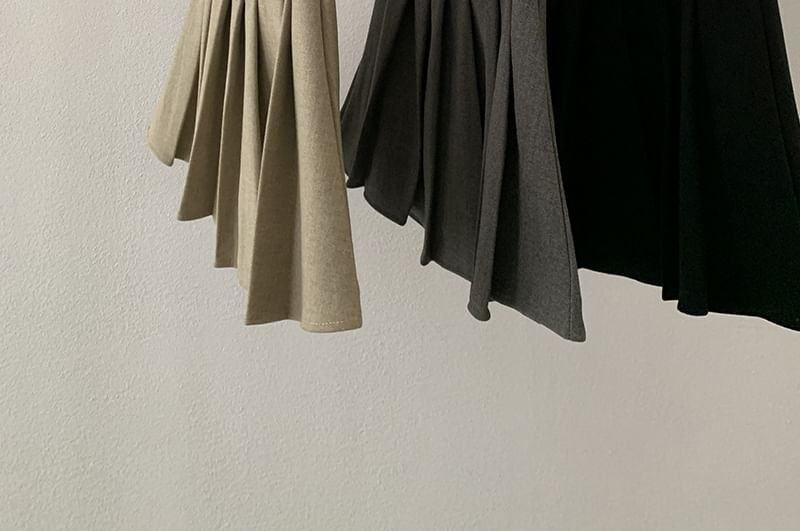 Pleated Mini Skirt
