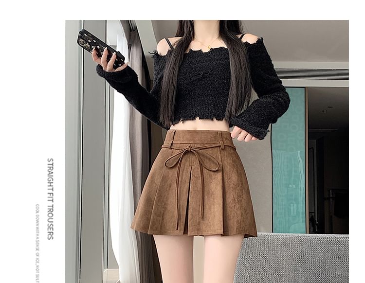 High Waist Mini Skirt