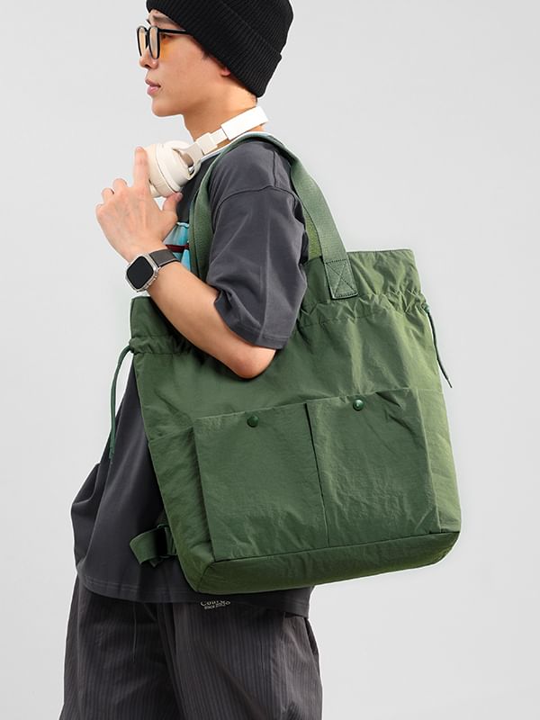 Plain Drawstring Backpack