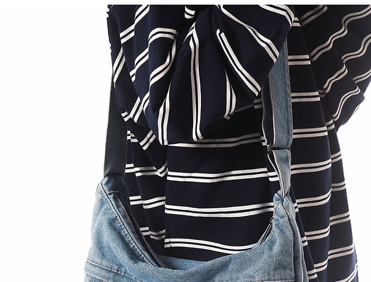 Denim Crossbody Bag