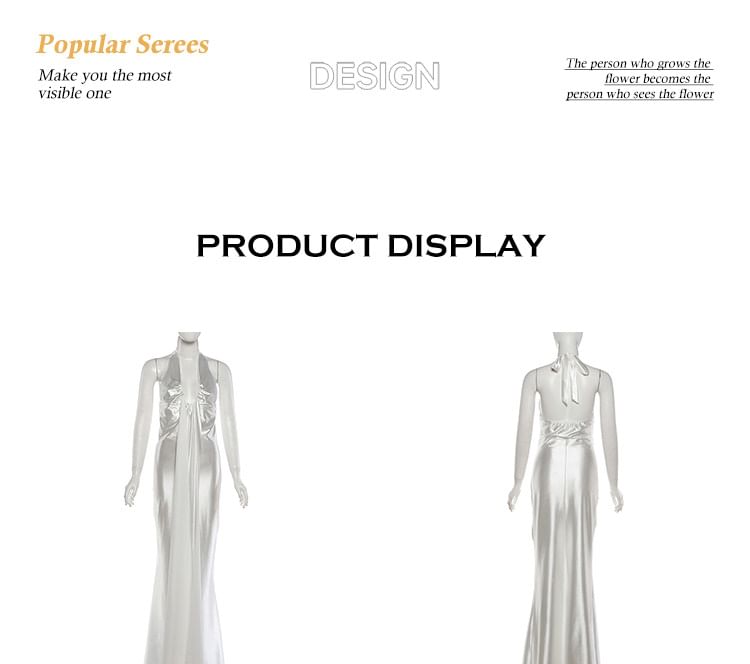 Sleeveless Plain Maxi A-Line Dress