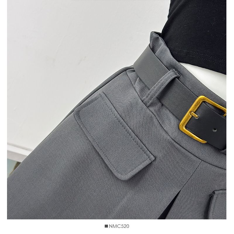 Plain Mini A-Line Skirt
