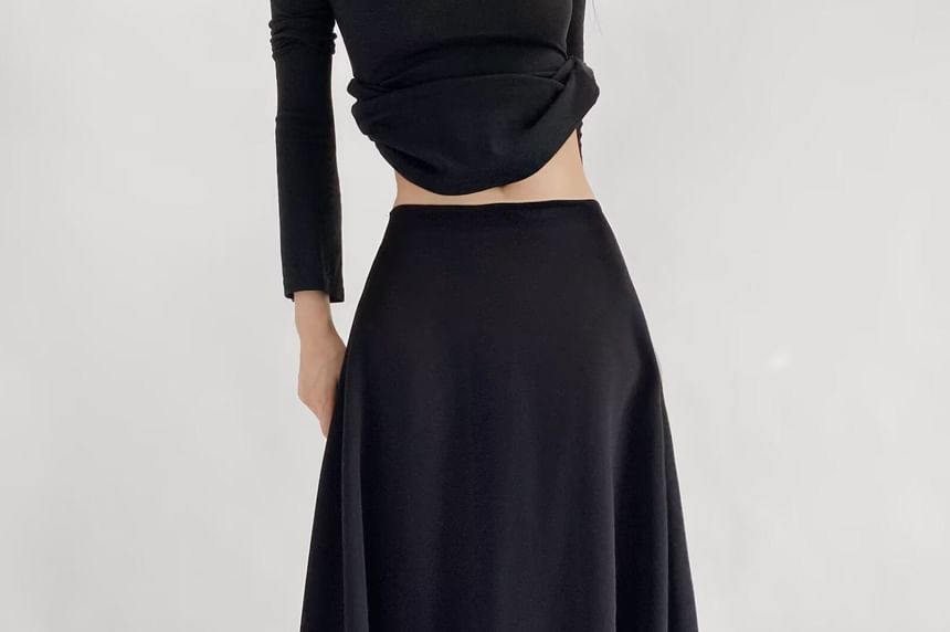 Maxi A-Line Skirt