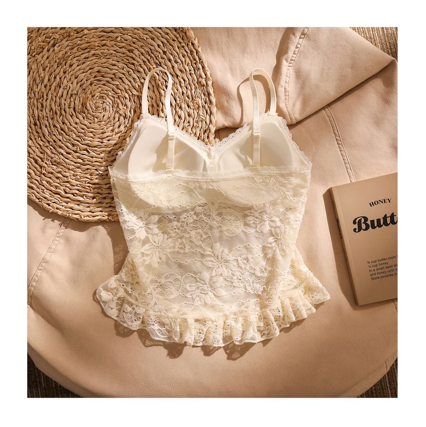 V-Neck Lace Camisole