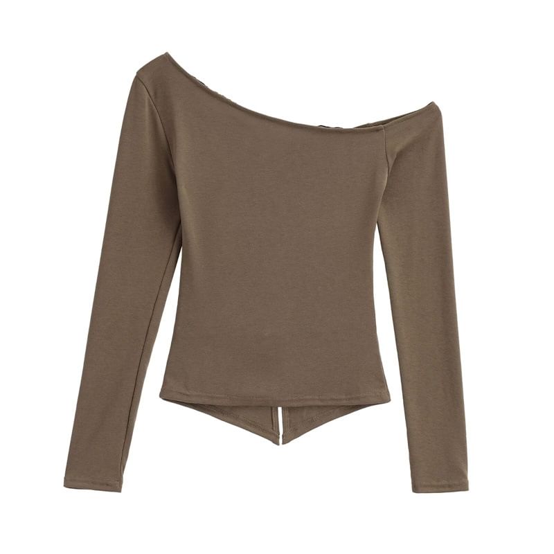 Lace Panel Cutout Slim Crop Top