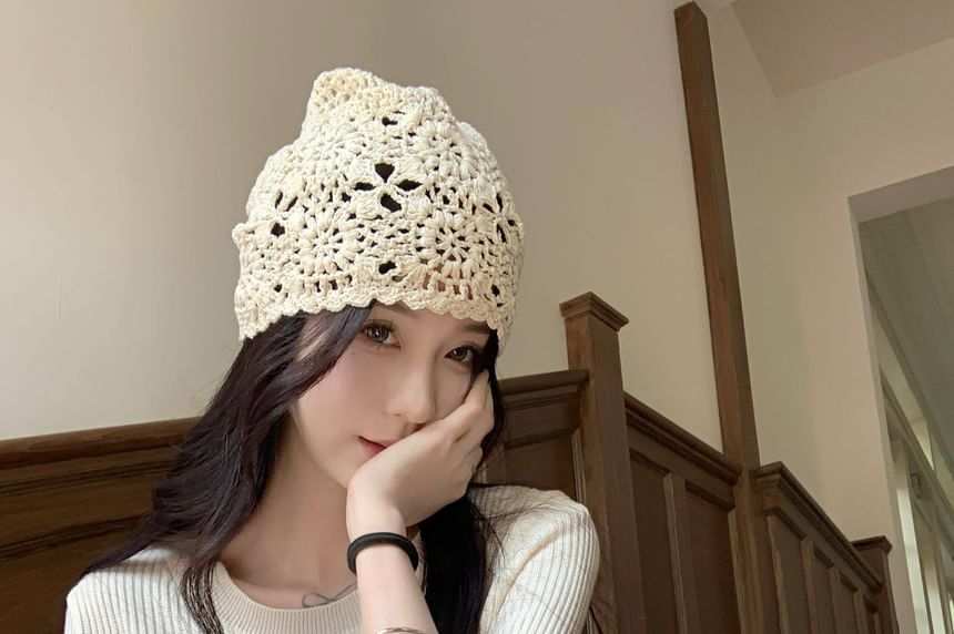 Ribbed Knit Crew Neck Short-Sleeve Top