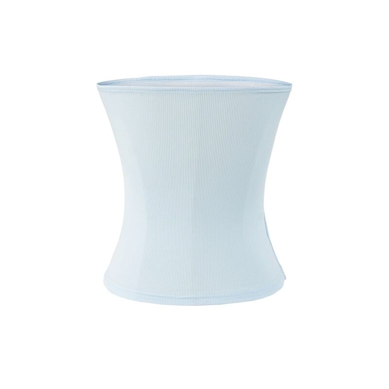 Ruched Strapless Tube Top - Plain