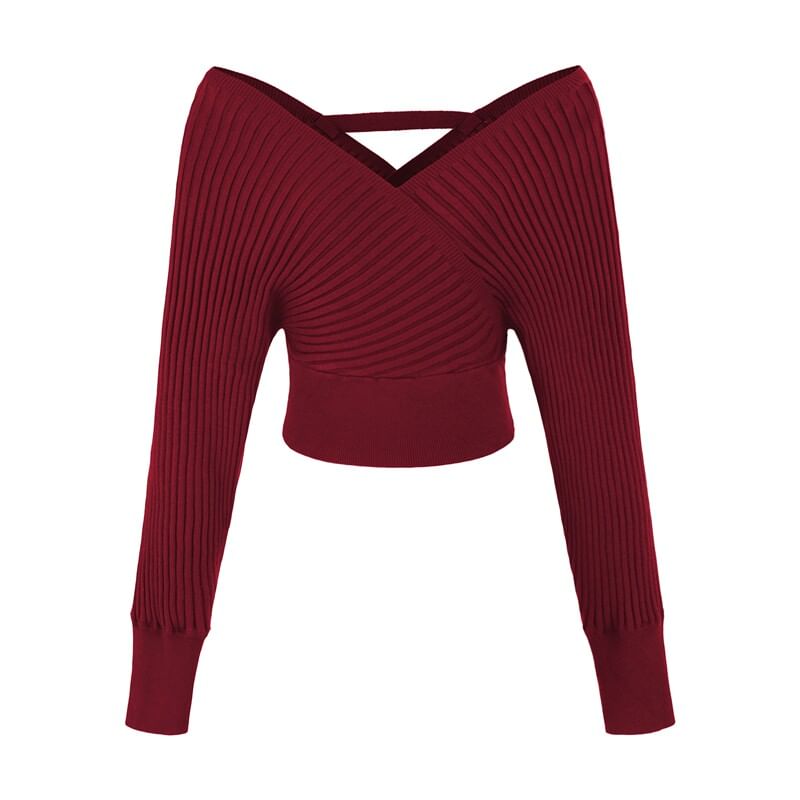 Ribbed Knit Sweater and Pencil Skirt Set