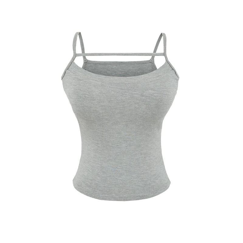 Scoop Neck Camisole - Spaghetti Strap