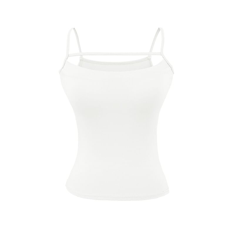 Scoop Neck Camisole - Spaghetti Strap