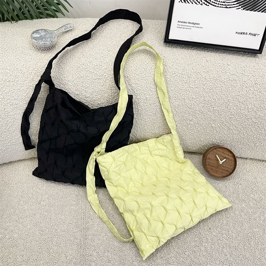 Plain Textured Tote Bag