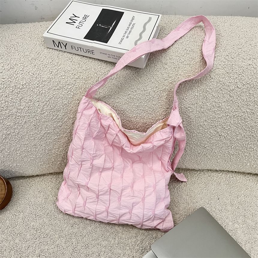 Plain Textured Tote Bag