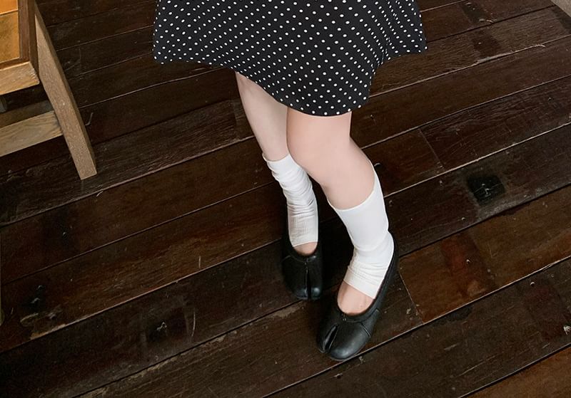 Mid Rise Dotted Mini A-Line Skirt