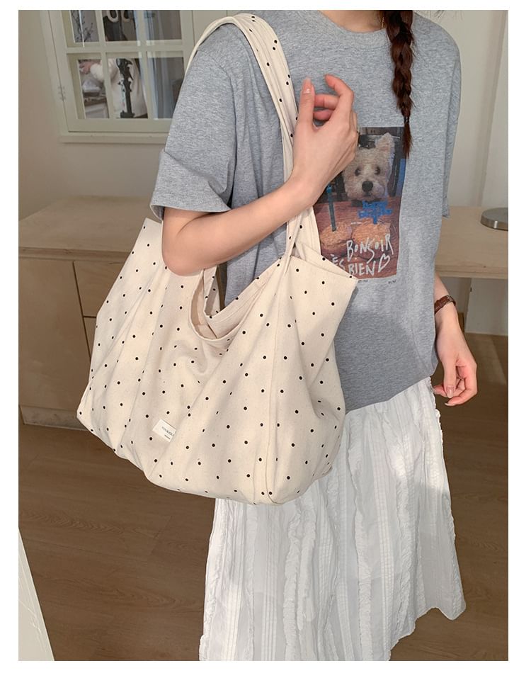 Polka Dot Tote Bag