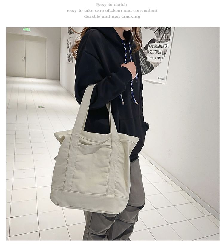 Plain Canvas Tote Bag
