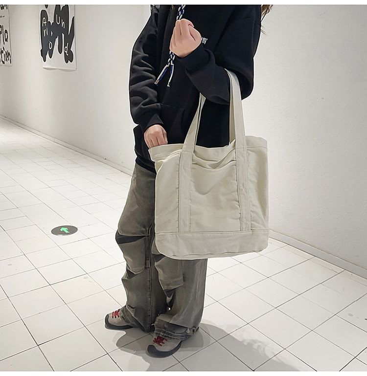 Plain Canvas Tote Bag