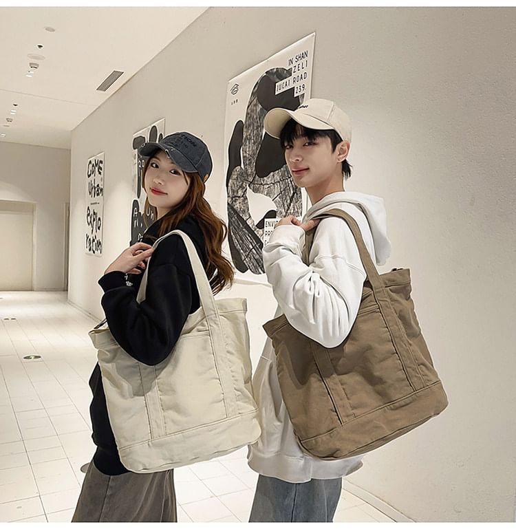 Plain Canvas Tote Bag