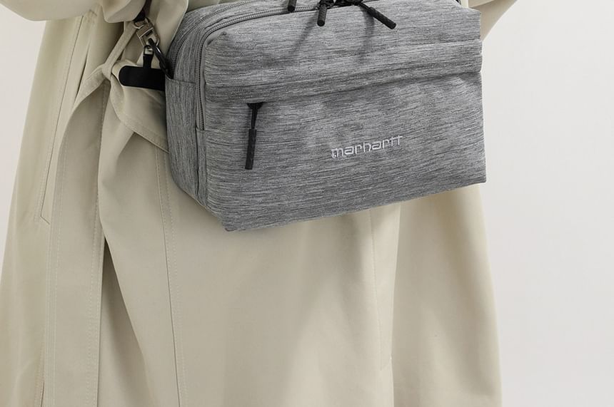 Zip Fabric Crossbody Bag
