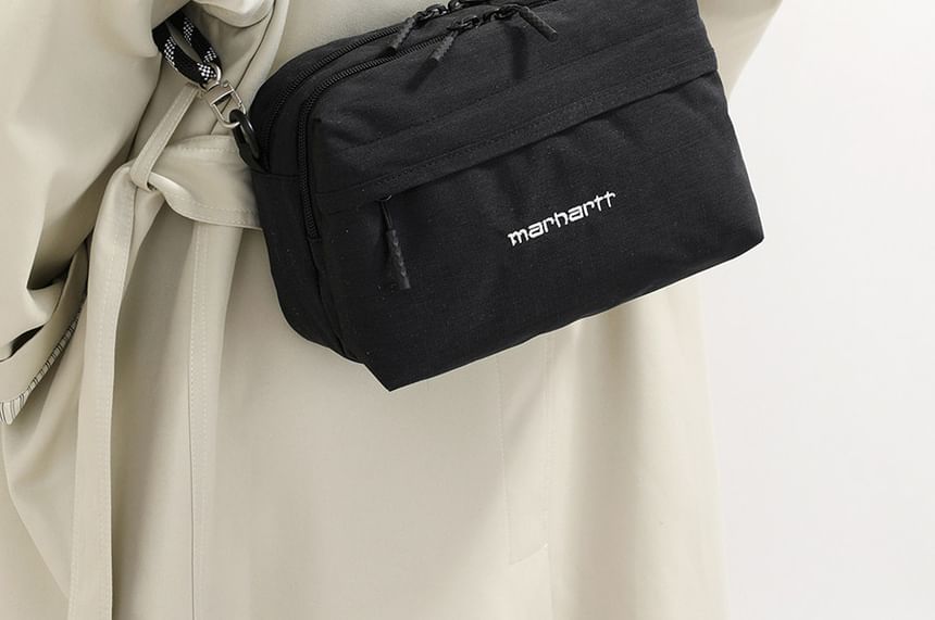 Zip Fabric Crossbody Bag