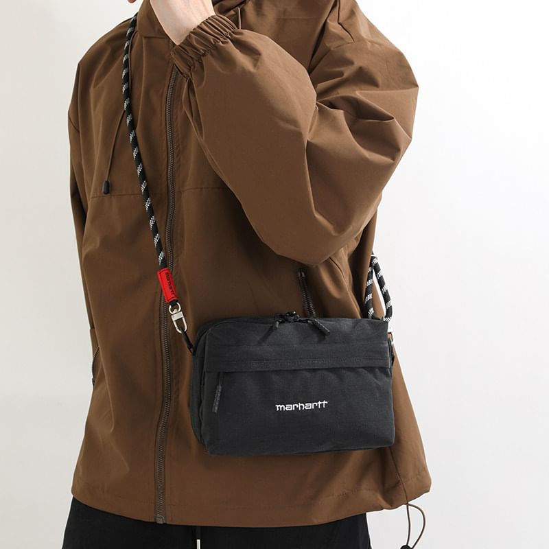 Zip Fabric Crossbody Bag
