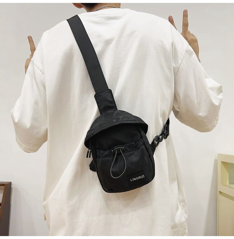 Drawstring Sling Bag