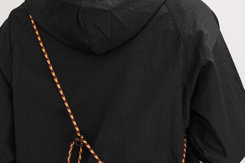 Flap Panel Mesh Crossbody Bag