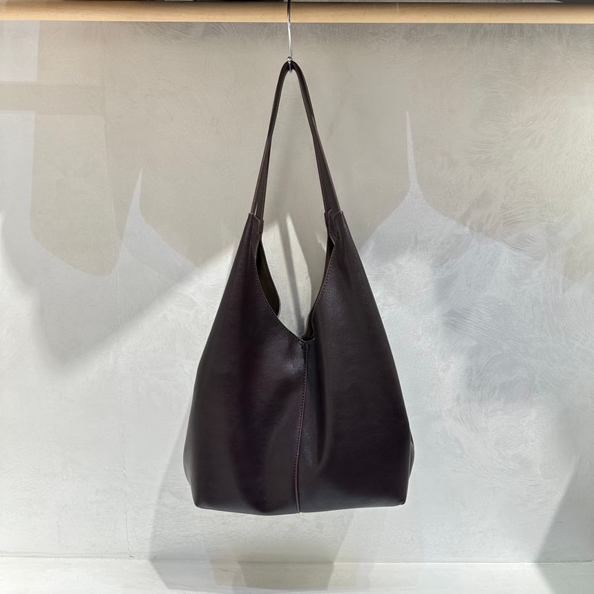 Faux Leather Tote Bag