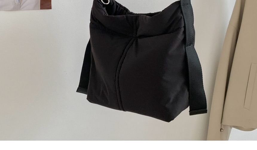 Plain Nylon Bucket Bag