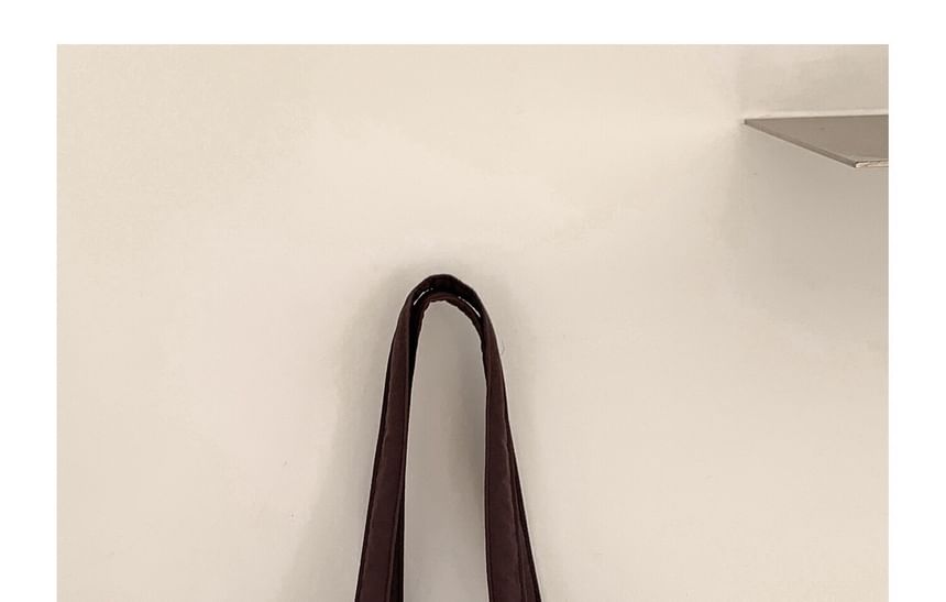 Plain Nylon Shoulder Bag